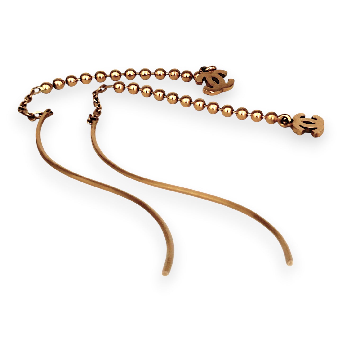 NZGD | 18ct Gold Golden Joy Dance CC Drop Earrings