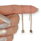NZGD | 18ct Gold Golden Joy Dance CC Drop Earrings