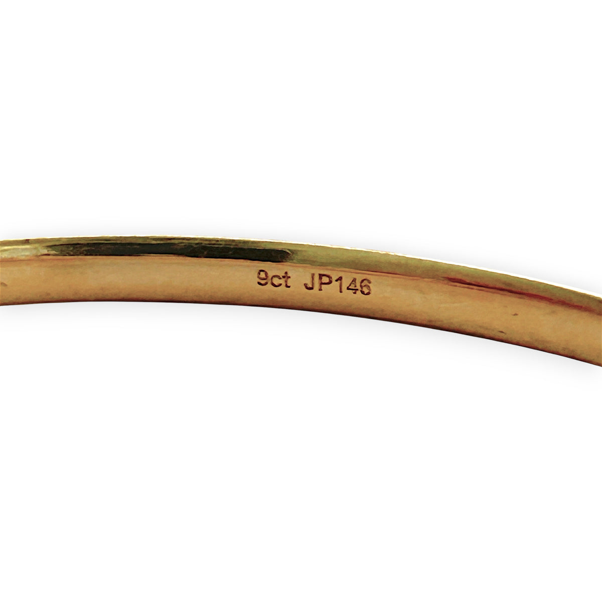 NZGD | 9ct Gold PROUDS Golden Whisper Bangle 60.2mm