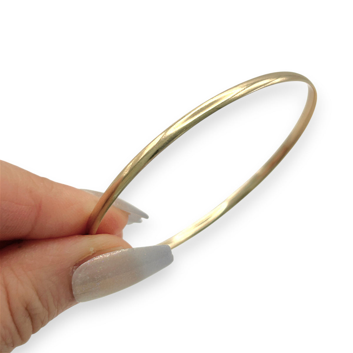 NZGD | 9ct Gold PROUDS Golden Whisper Bangle 60.2mm
