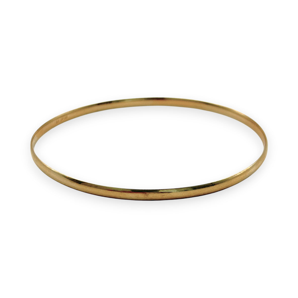 NZGD | 9ct Gold PROUDS Golden Whisper Bangle 60.2mm
