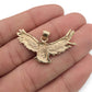 NZGD | 9ct Gold  Freedom Crest Eagle Pendant 37.7mm