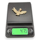 NZGD | 9ct Gold  Freedom Crest Eagle Pendant 37.7mm