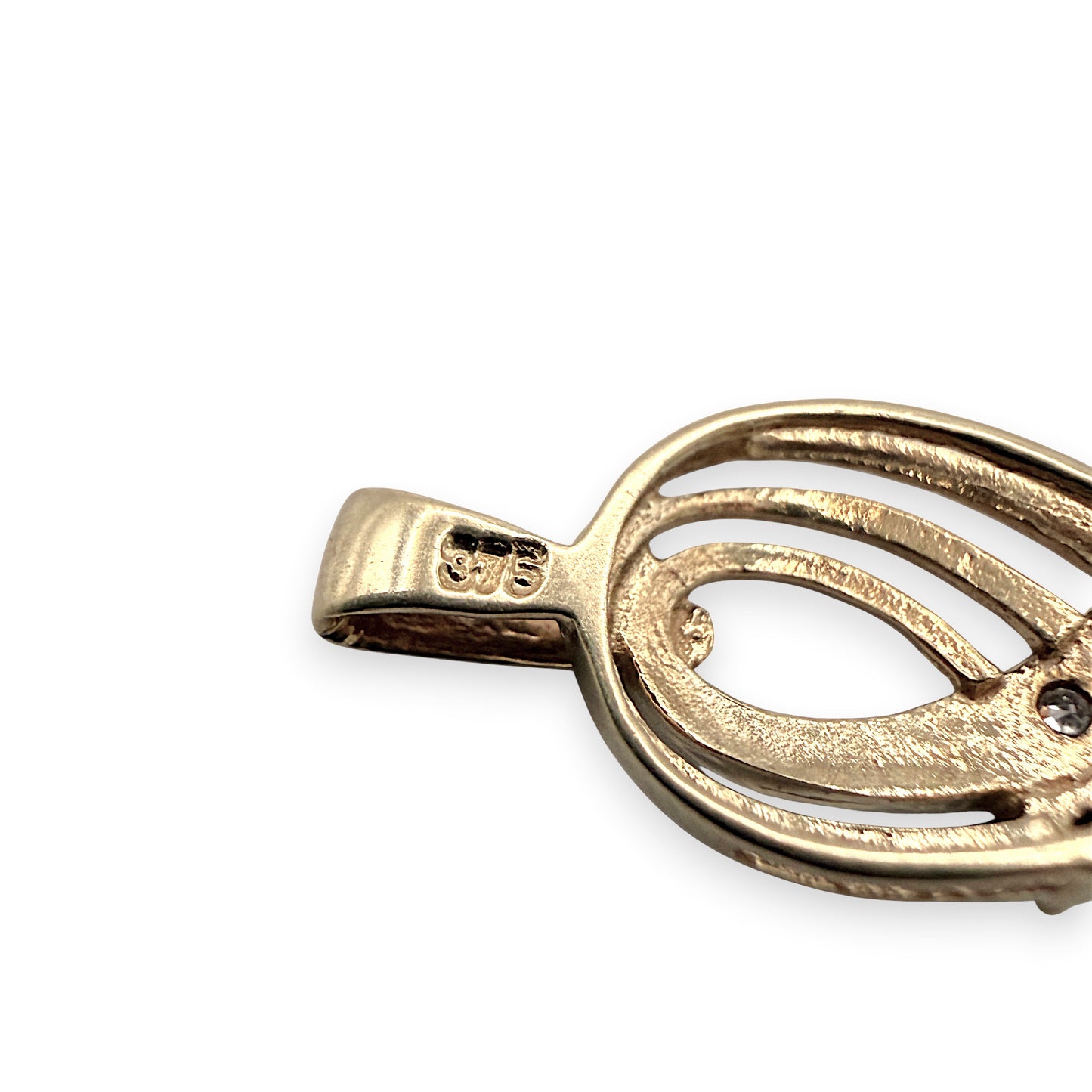 NZGD | 9ct Gold Sapphire Serenade Pendant 20.2mm