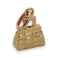 NZGD | 9ct Gold Chic Quilted Bag Pendant/Charm 15.5mm