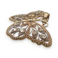 NZGD | 9ct Y/W Gold Monarch Butterfly Pendant 16.2mm