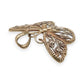 NZGD | 9ct Y/W Gold Monarch Butterfly Pendant 16.2mm