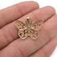 NZGD | 9ct Y/W Gold Monarch Butterfly Pendant 16.2mm
