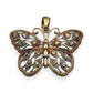 NZGD | 9ct Y/W Gold Monarch Butterfly Pendant 16.2mm
