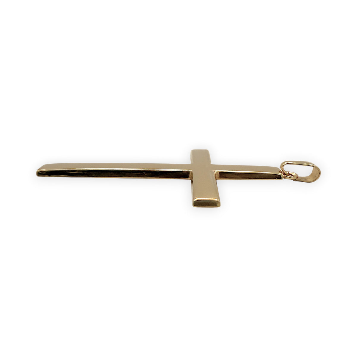 NZGD | 9ct Gold Eternal Cross Pendant 42mm