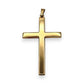 NZGD | 9ct Gold Eternal Cross Pendant 42mm
