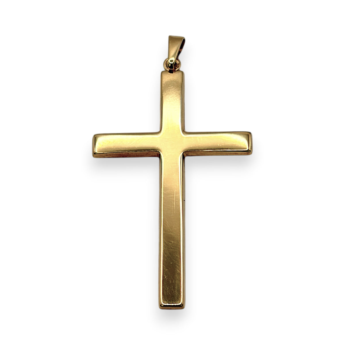 NZGD | 9ct Gold Eternal Cross Pendant 42mm