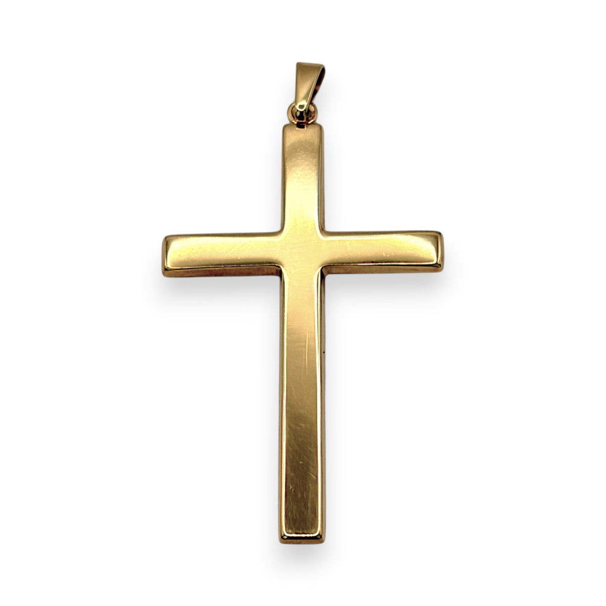 NZGD | 9ct Gold Eternal Cross Pendant 42mm