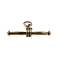 NZGD | 9ct Gold Vintage Curve T‑Bar Pendant 31.9mm