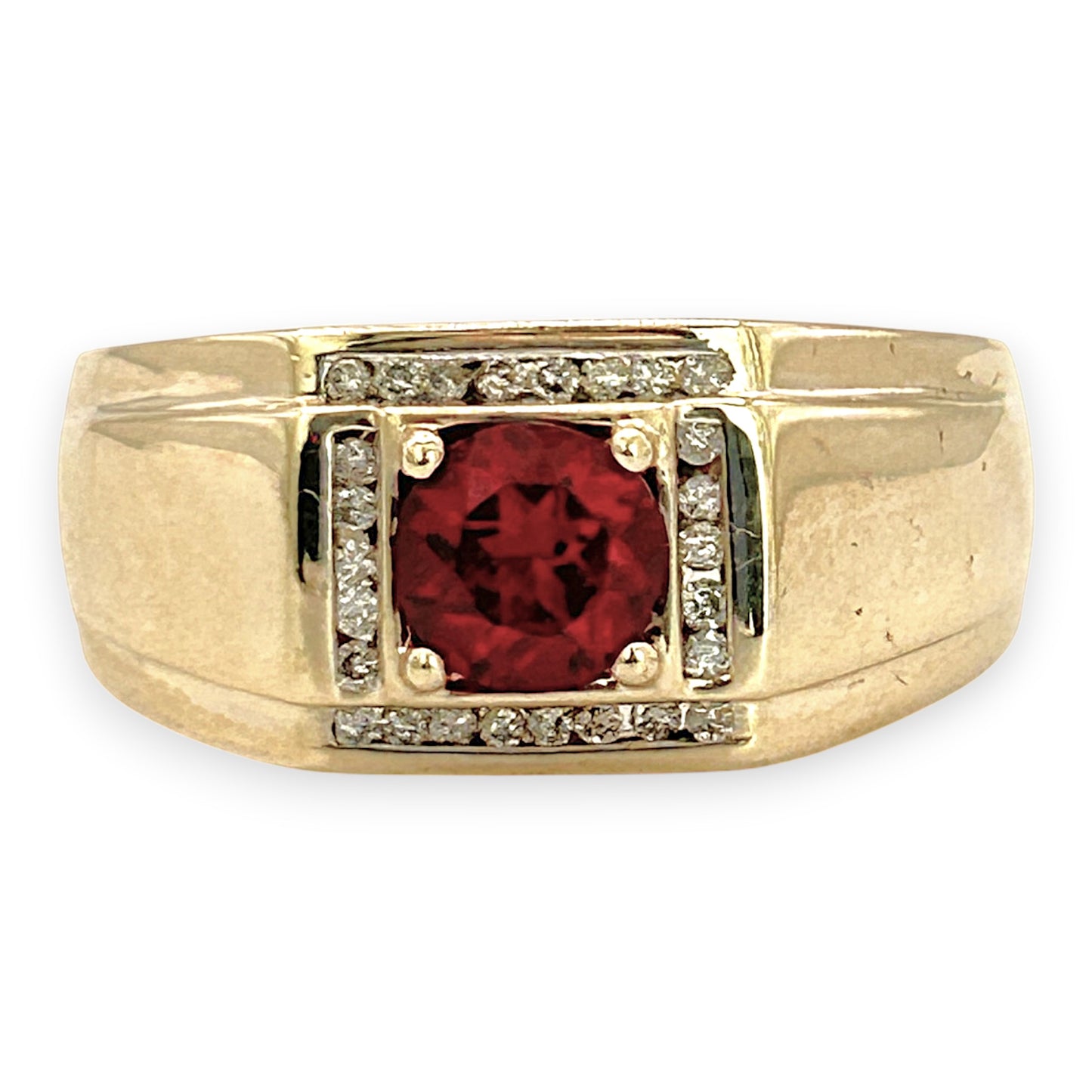 NZGD | 9ct Gold PROUDS Crimson Halo Royale Ring Valuation $2,000