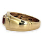 NZGD | 9ct Gold PROUDS Crimson Halo Royale Ring Valuation $2,000