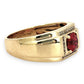 NZGD | 9ct Gold PROUDS Crimson Halo Royale Ring Valuation $2,000