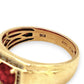 NZGD | 9ct Gold PROUDS Crimson Halo Royale Ring Valuation $2,000