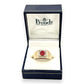 NZGD | 9ct Gold PROUDS Crimson Halo Royale Ring Valuation $2,000