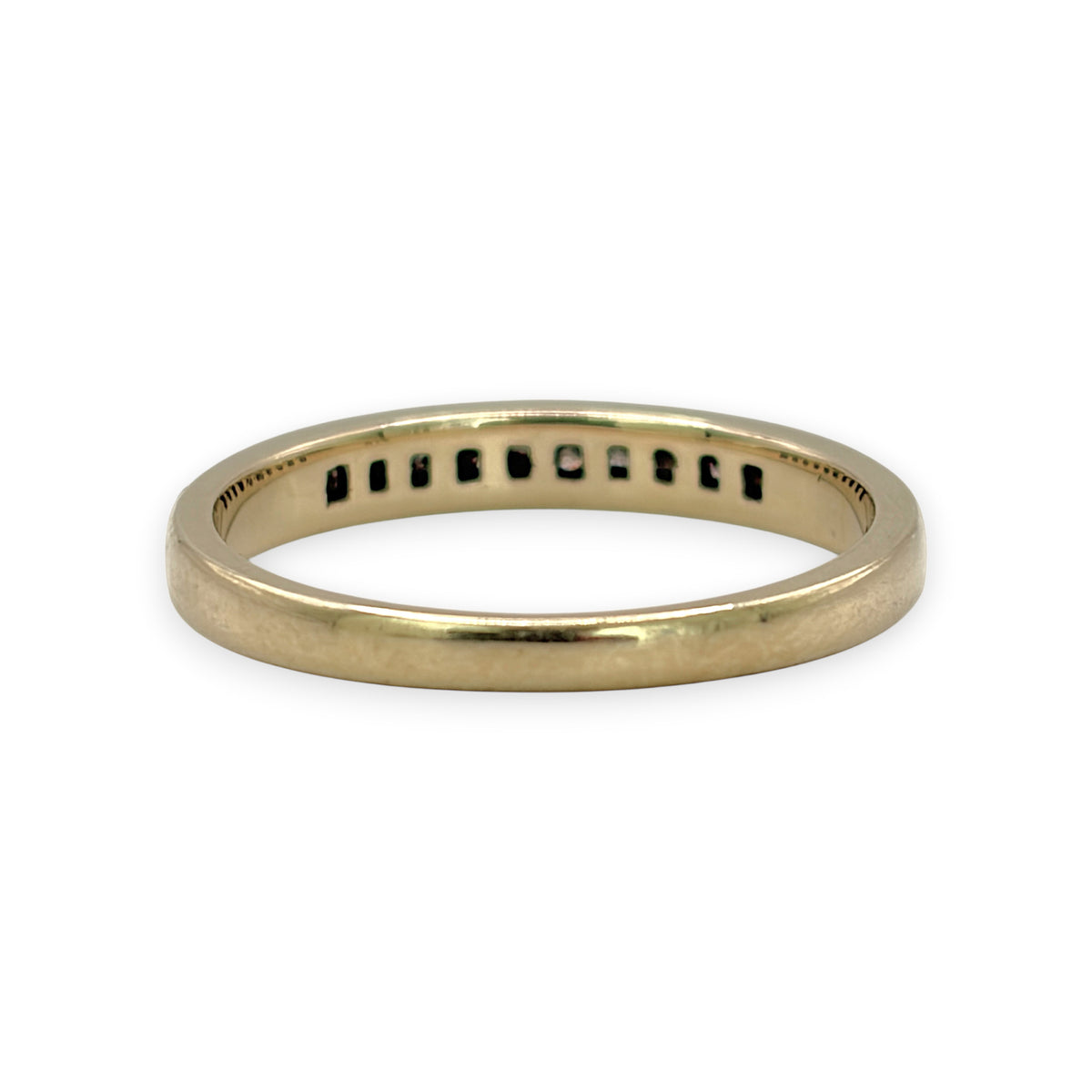 NZGD | 9ct Gold Diamond Precision Eternity Ring Size O