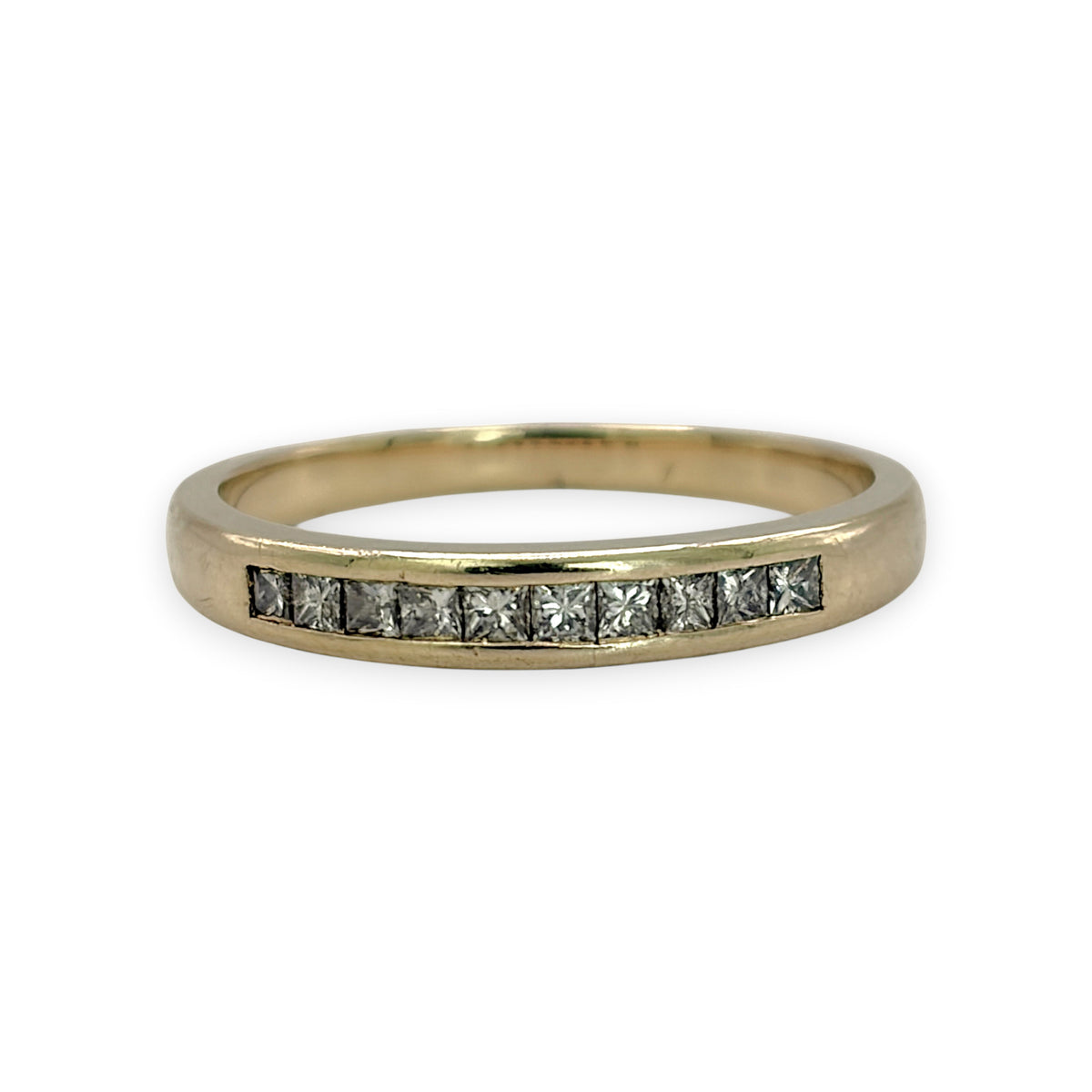 NZGD | 9ct Gold Diamond Precision Eternity Ring Size O