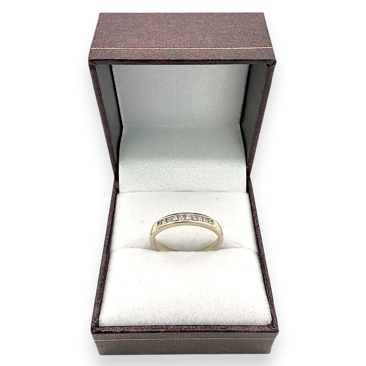 NZGD | 9ct Gold Diamond Precision Eternity Ring Size O