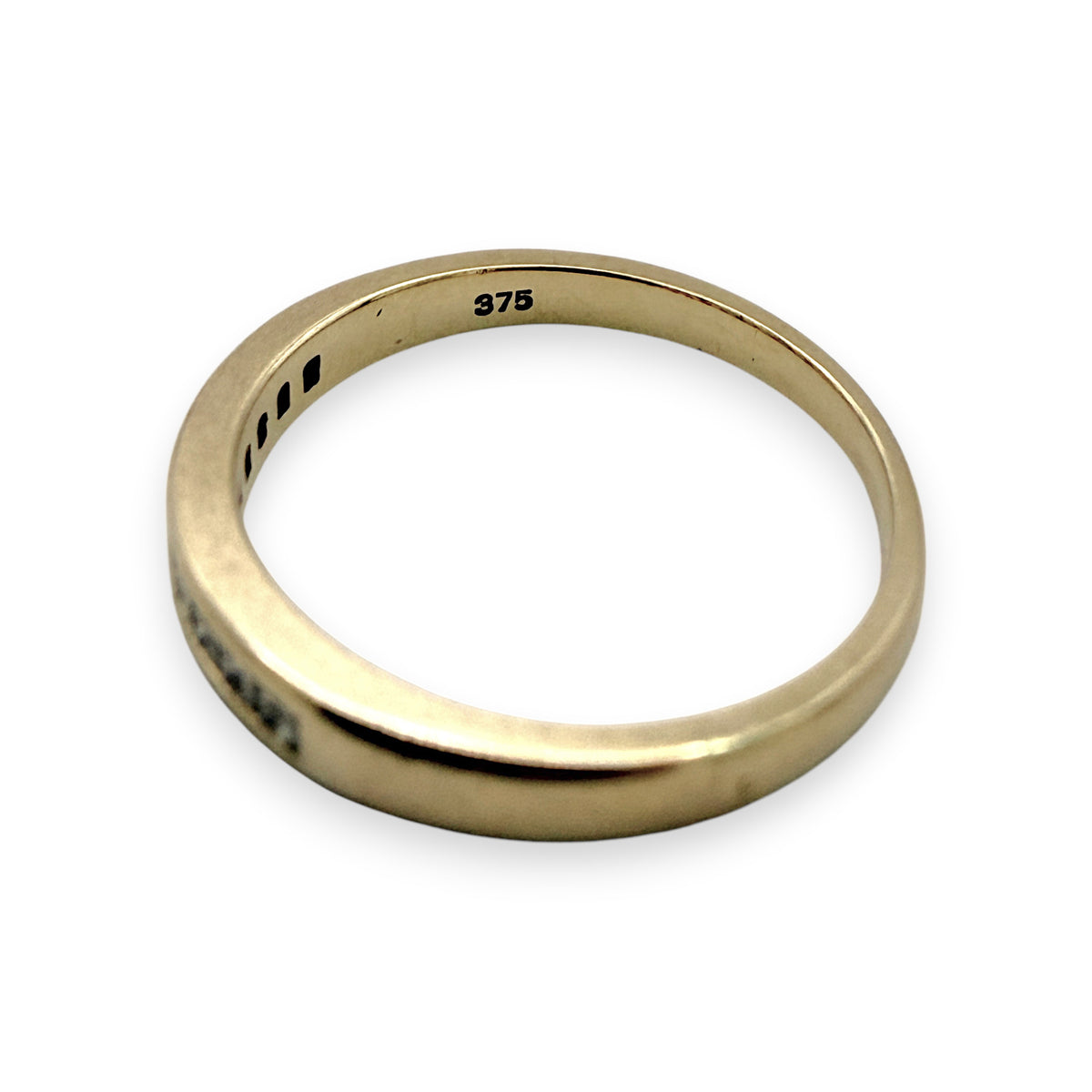 NZGD | 9ct Gold Diamond Precision Eternity Ring Size O