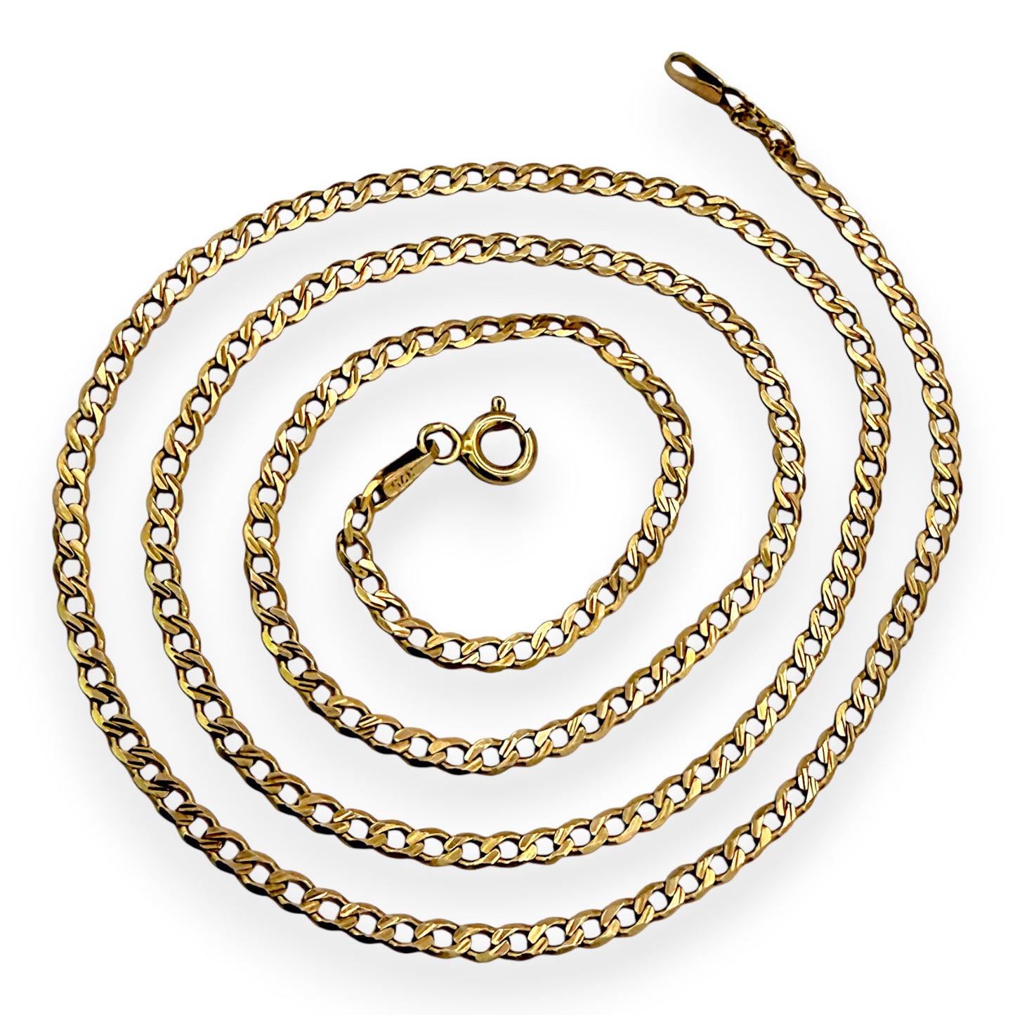 NZGD | 9ct Gold Slimline Gleam Chain 49cm