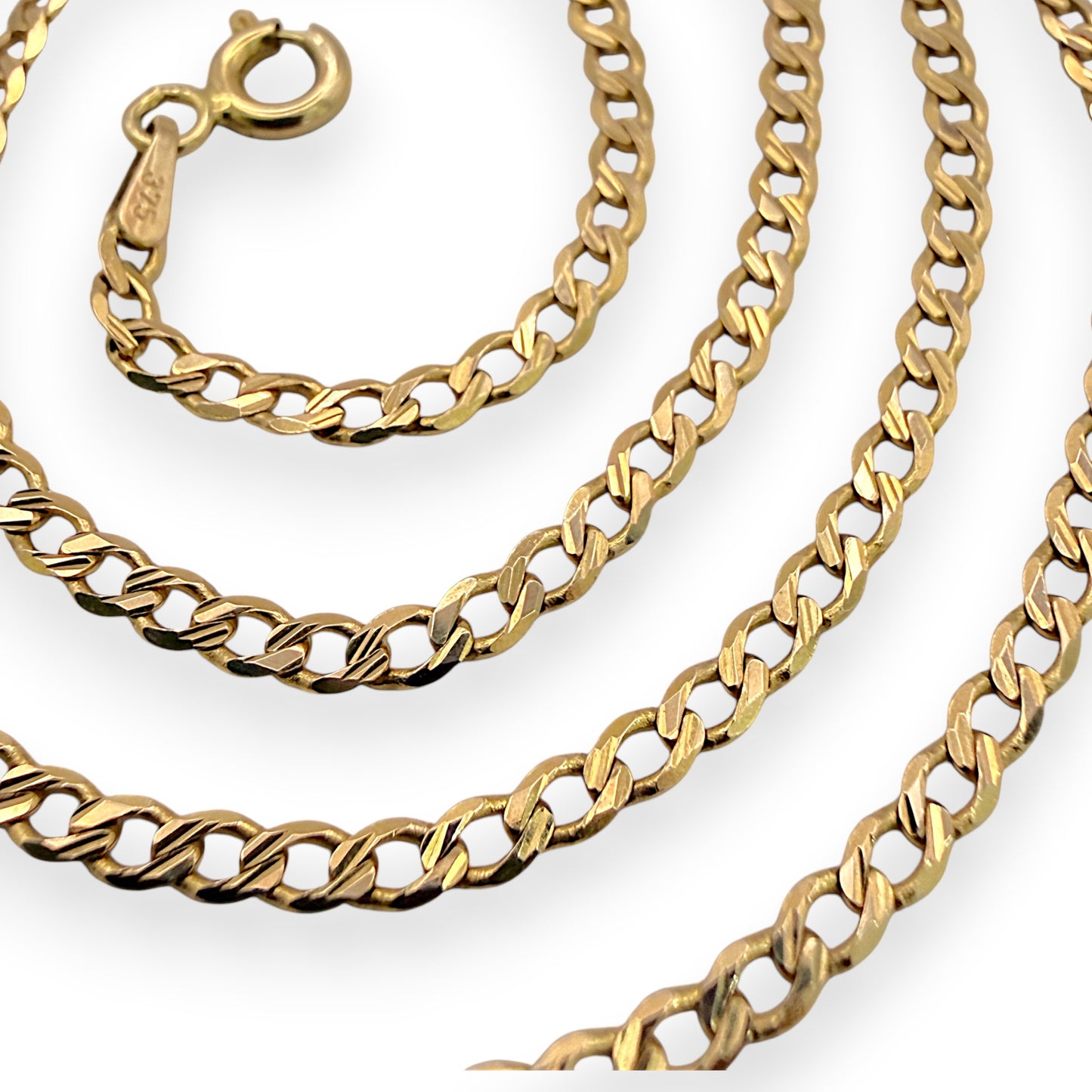 NZGD | 9ct Gold Slimline Gleam Chain 49cm