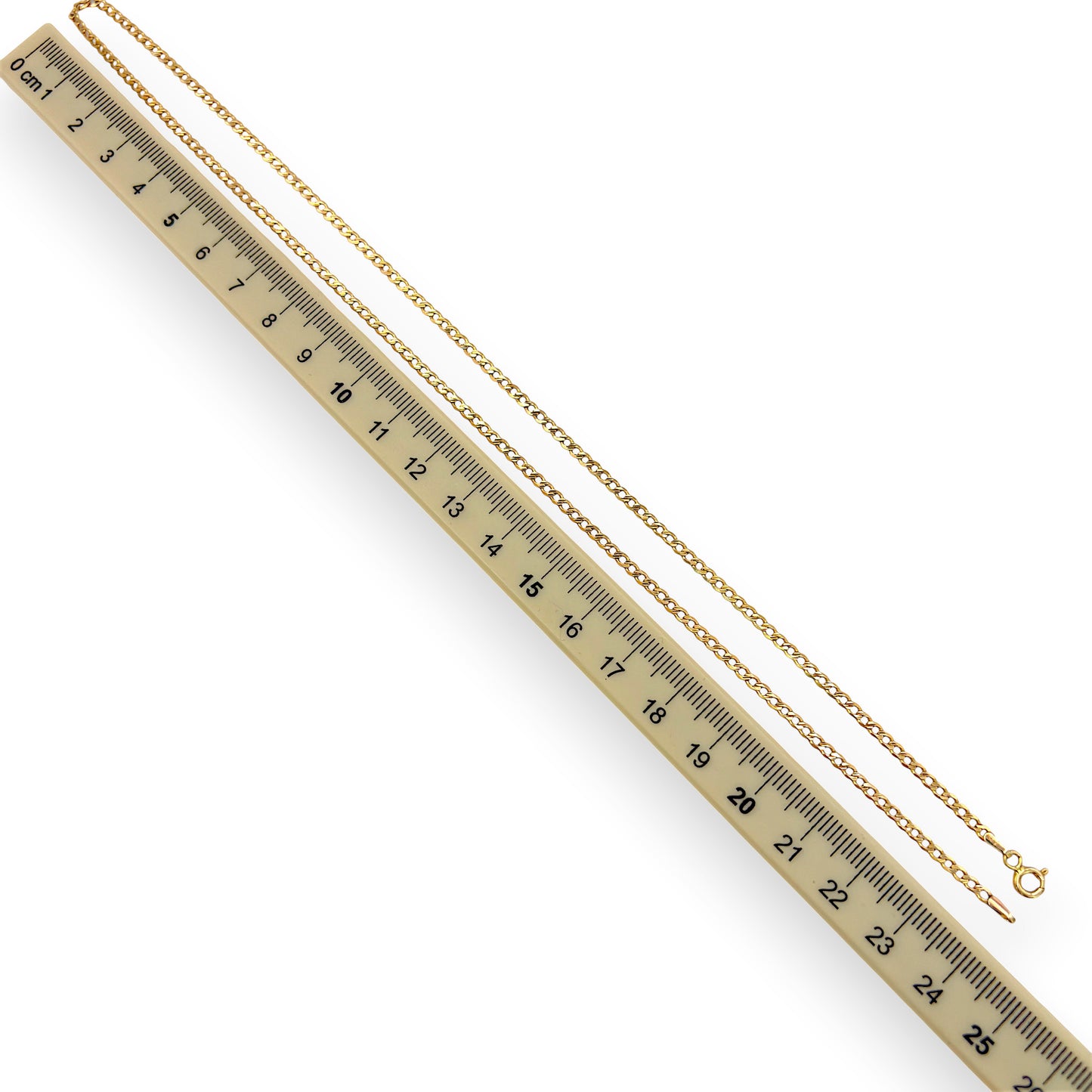 NZGD | 9ct Gold Slimline Gleam Chain 49cm