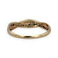 NZGD | 9ct Gold PROUDS Luxe Weave Diamond Ring Size Q 1/2