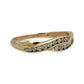 NZGD | 9ct Gold PROUDS Luxe Weave Diamond Ring Size Q 1/2