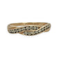 NZGD | 9ct Gold PROUDS Luxe Weave Diamond Ring Size Q 1/2