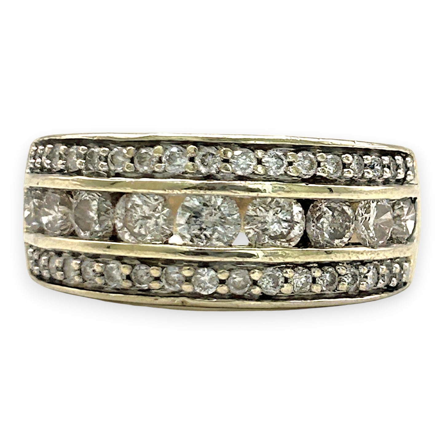 NZGD| 9ct Gold Diamond Cascade Royale Ring Valuation $2,650