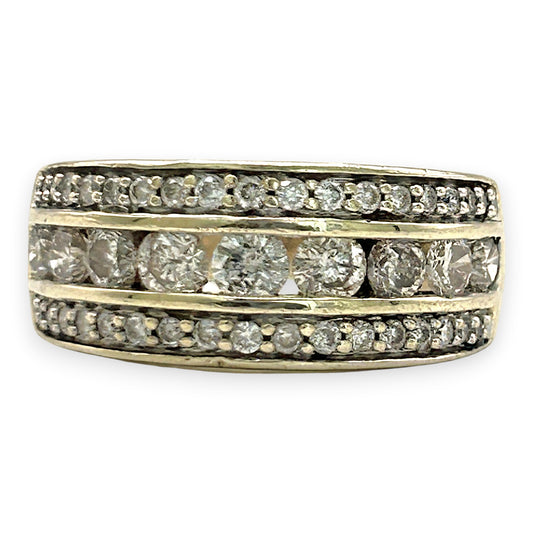 NZGD| 9ct Gold Diamond Cascade Royale Ring Valuation $2,650