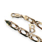 NZGD | 9ct Gold Italian Refined Bracelet with 'B" Initial Charm 19.5cm