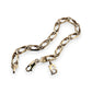 NZGD | 9ct Gold Italian Refined Bracelet with 'B" Initial Charm 19.5cm