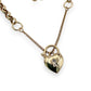 NZGD | 9ct Gold Heart Padlock Bracelet Forever Linked 18cm