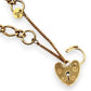 NZGD | 9ct Gold Heartline Figaro Elegance Bracelet 19cm