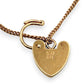 NZGD | 9ct Gold Heartline Figaro Elegance Bracelet 19cm