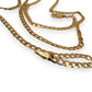 NZGD | 9ct Gold Radiant Flow Curb Chain 50cm