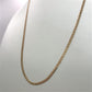 NZGD | 9ct Gold Radiant Flow Curb Chain 50cm