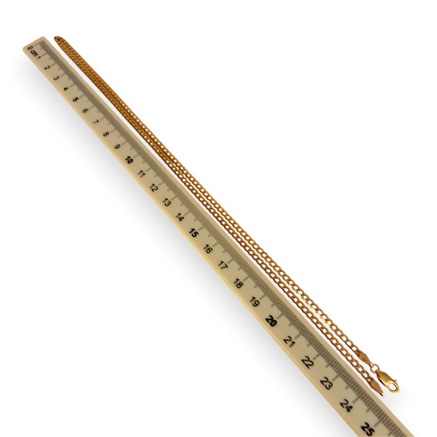 NZGD | 9ct Gold Radiant Flow Curb Chain 50cm