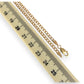 NZGD | 9ct Gold Radiant Flow Curb Chain 50cm