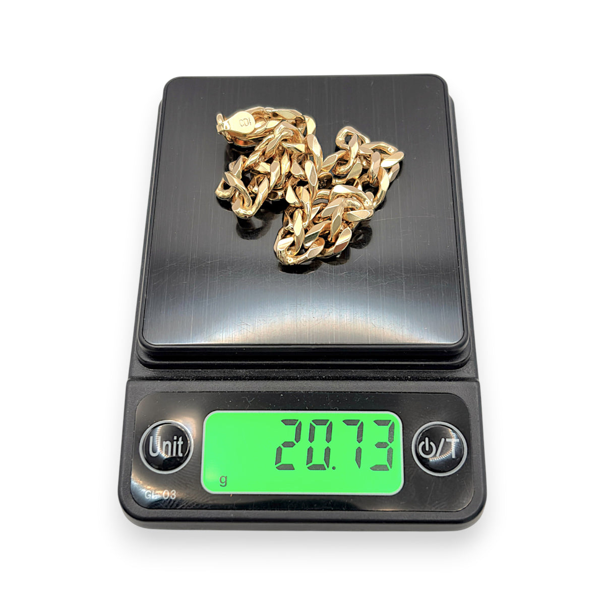 NZGD | 9ct Gold Majestic Curb Link Bracelet 21cm
