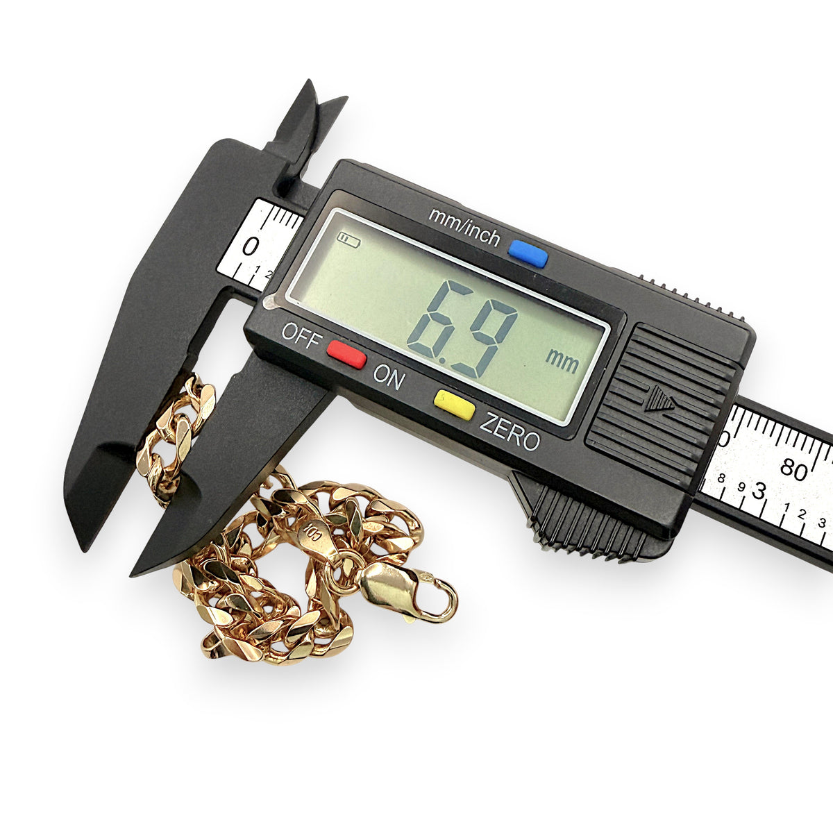 NZGD | 9ct Gold Majestic Curb Link Bracelet 21cm
