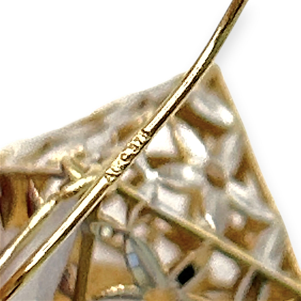 NZGD | 9ct Gold Celeste Two‑Tone Charm Earrings