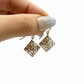 NZGD | 9ct Gold Celeste Two‑Tone Charm Earrings