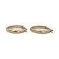NZGD | 9ct Gold Golden Presence Hoop Earrings 18.8mm