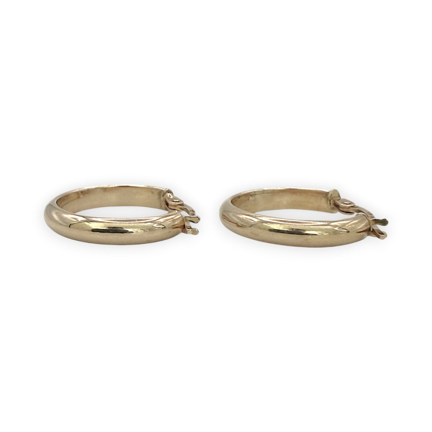 NZGD | 9ct Gold Golden Presence Hoop Earrings 18.8mm